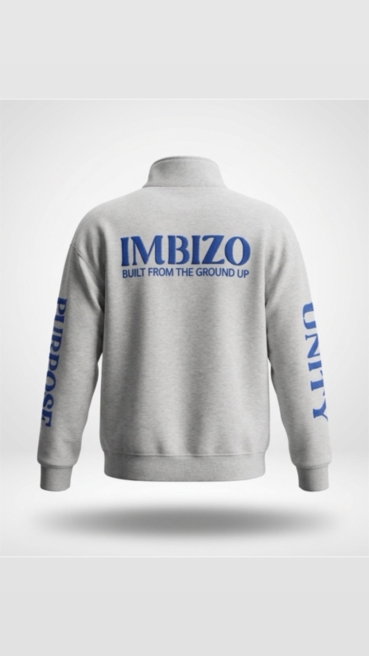 IMBIZO quarter ZIP Signature Hoodie